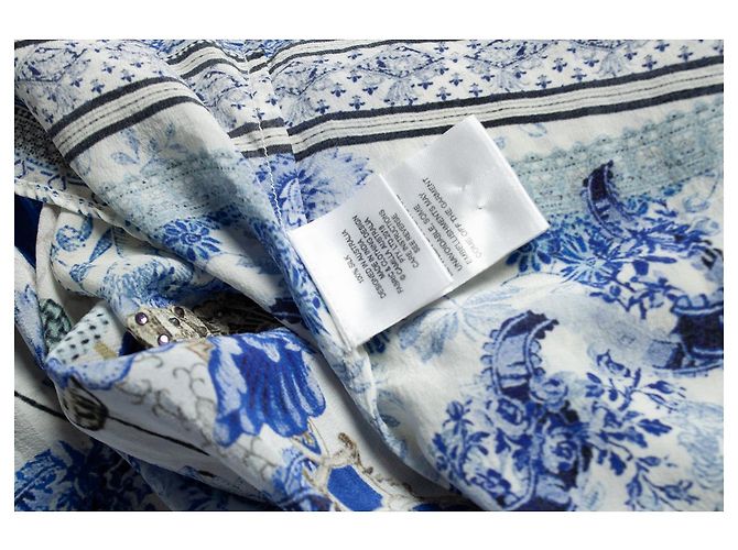 Camilla, lässiges kurzes Kleid mit Raffung in Blau - Ansicht 7