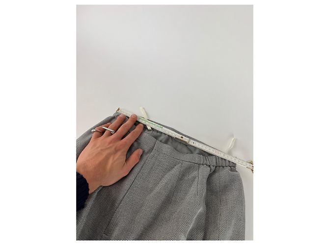 Vintage Givenchy Woll-Doppelset Grau 42/XL - Ansicht 13