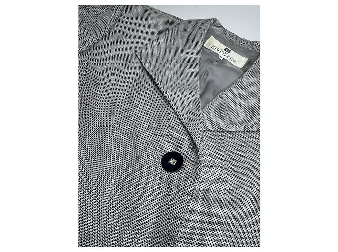 Vintage Givenchy Woll-Doppelset Grau 42/XL - Ansicht 5