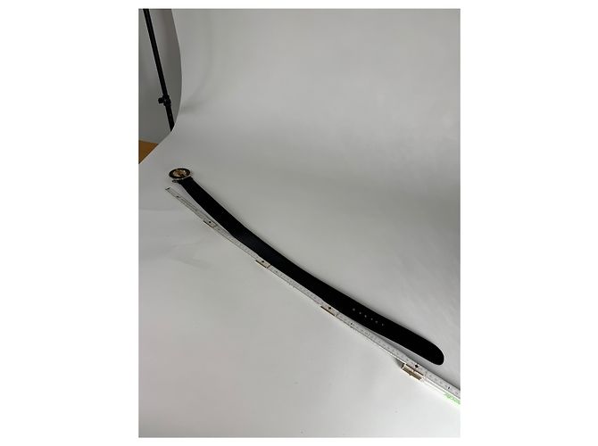 Vintage Gucci Leder Gürtel Schwarz - Ansicht 10