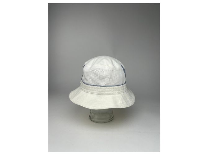 Vintage Givenchy Canvas Bucket Hat Unisex Weiß - Ansicht 13