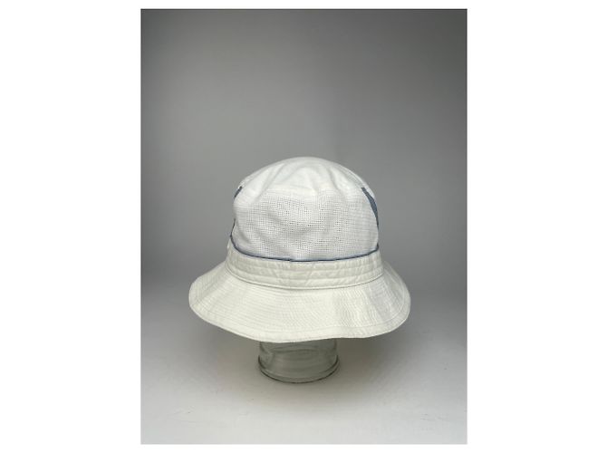 Vintage Givenchy Canvas Bucket Hat Unisex Weiß - Ansicht 5