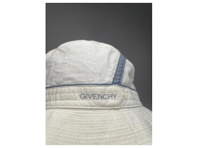 Vintage Givenchy Canvas Bucket Hat Unisex Weiß - Ansicht 6