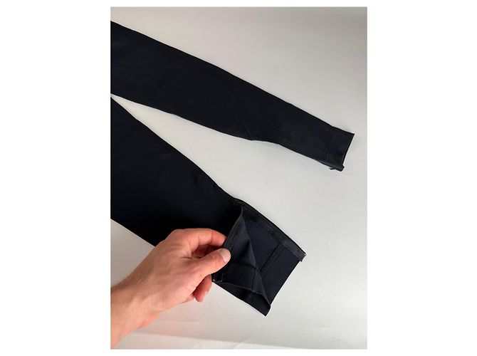 Vintage Issey Miyake Hose schwarz 36/S - Ansicht 12