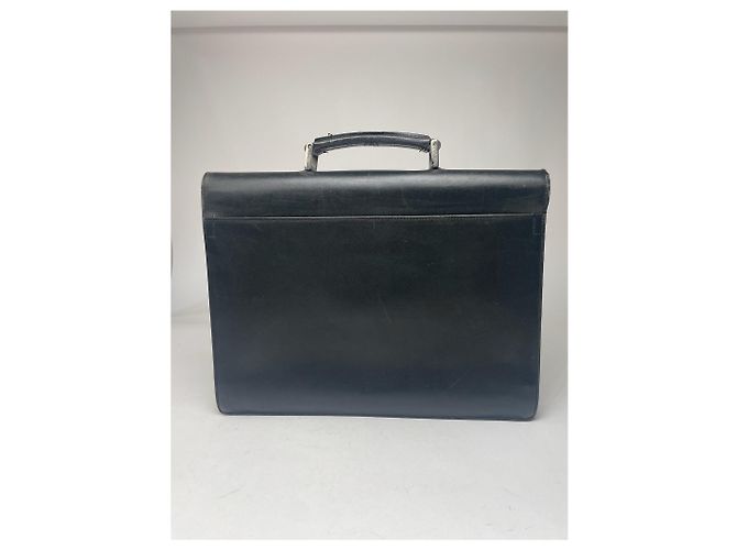 Valigetta in pelle vintage Prada nera Nero - vista 2