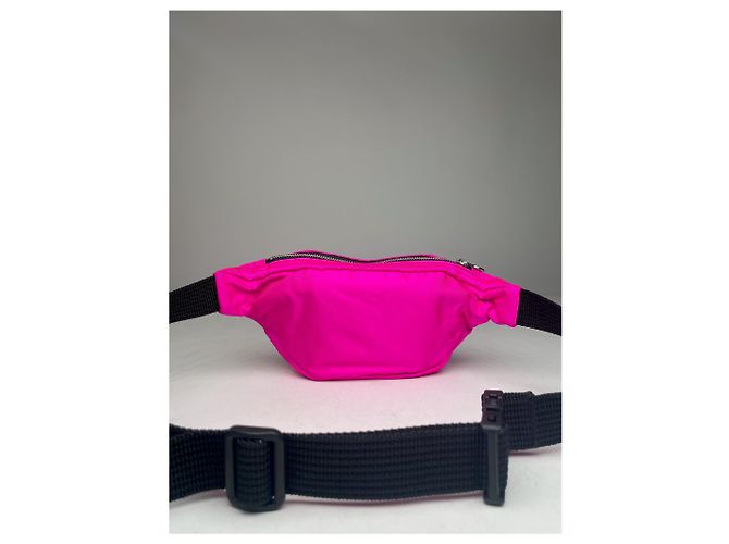 Vintage Courreges Paris Umhängetasche / Bauchtasche rosa - Ansicht 7