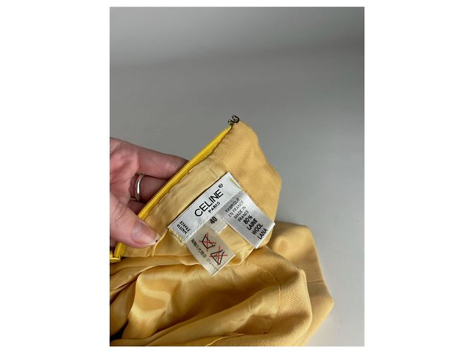Céline Vintage Celine Paris Rock Gelb 38/M - Ansicht 6