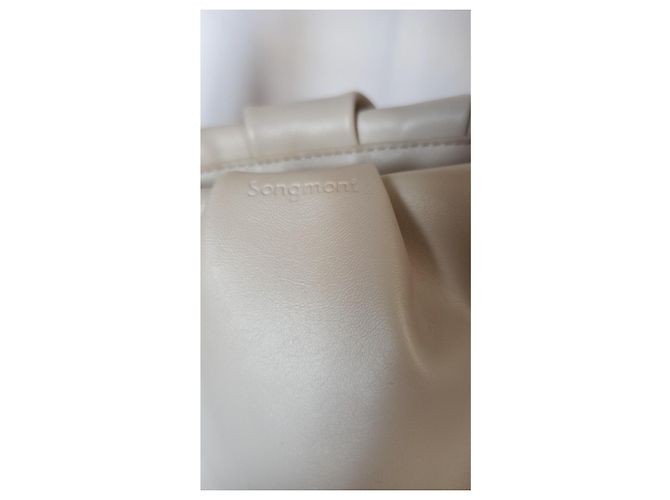 Autre Marque Borsa a mano Songmont Wonton in pelle crema - vista 12