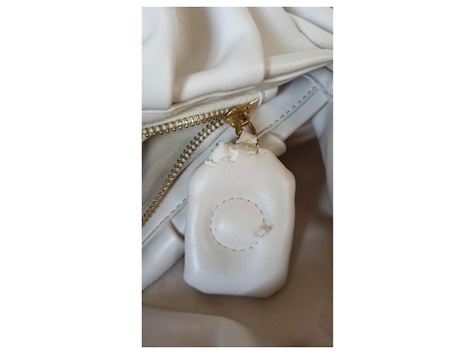 Autre Marque Borsa a mano Songmont Wonton in pelle crema - vista 13