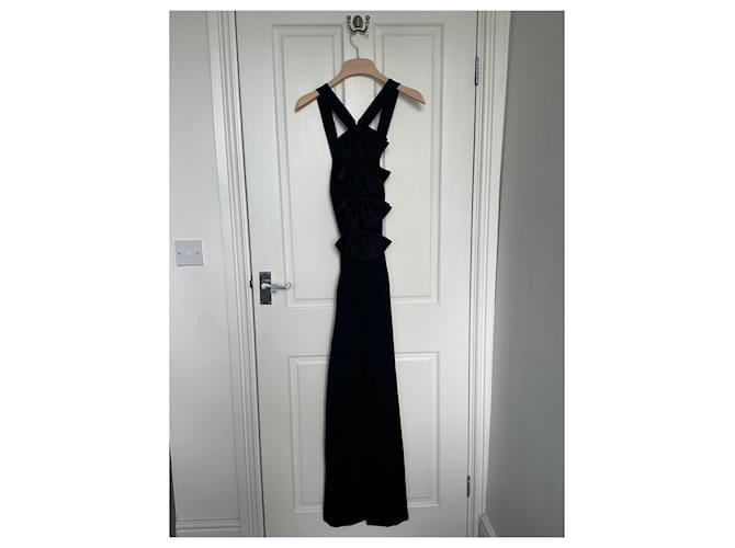Givenchy Mono de lana con cuello halter Negro - vista 3