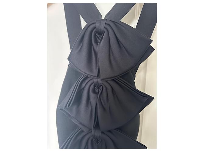 Givenchy Mono de lana con cuello halter Negro - vista 6