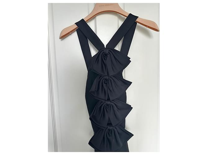 Givenchy Mono de lana con cuello halter Negro - vista 8