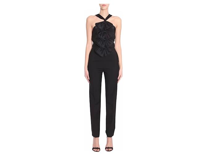 Givenchy Mono de lana con cuello halter Negro - vista 9