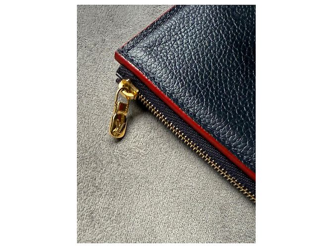 Portafoglio Louis Vuitton Zoe Monogram Empreinte Pelle Blu Navy Blu scuro - vista 11