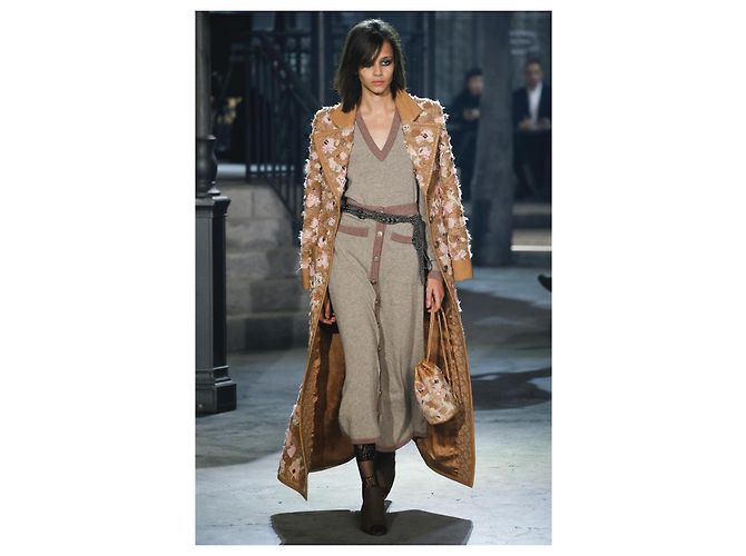 Chanel Jersey de cachemira gris París / Roma 36 FR - vista 4
