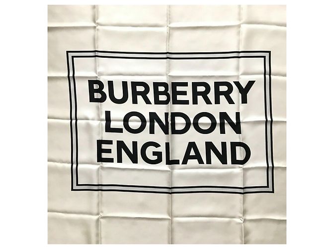 Foulard in seta Burberry 90cm Multicolore - vista 15