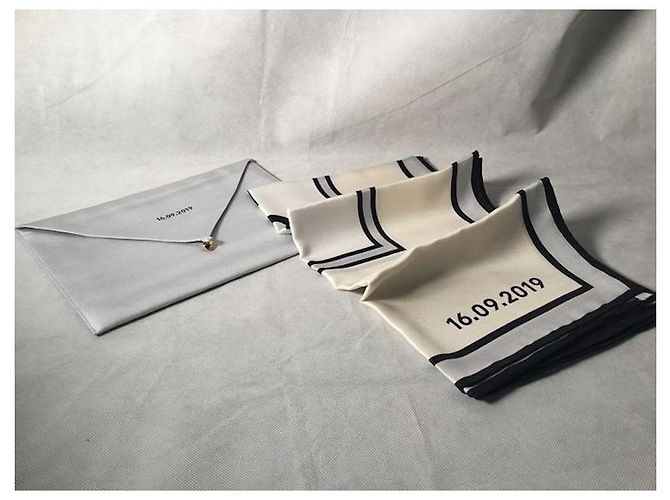 Foulard in seta Burberry 90cm Multicolore - vista 5