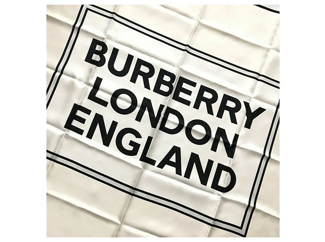 Foulard in seta Burberry 90cm Multicolore - vista 7
