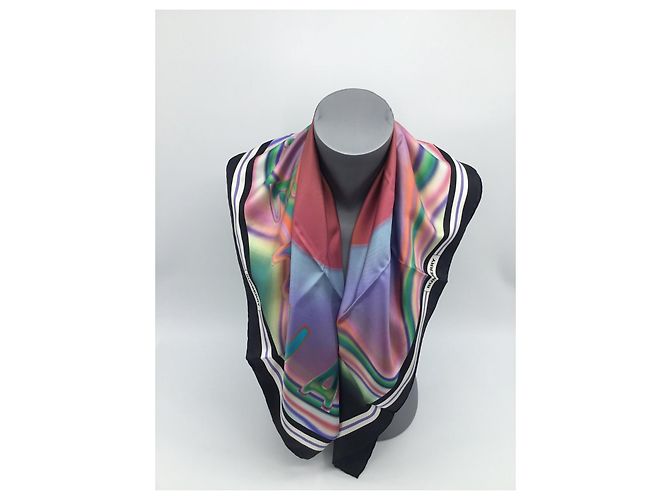 Sciarpa Burberry Love Is Eternal in seta 90x90cm Multicolore - vista 7