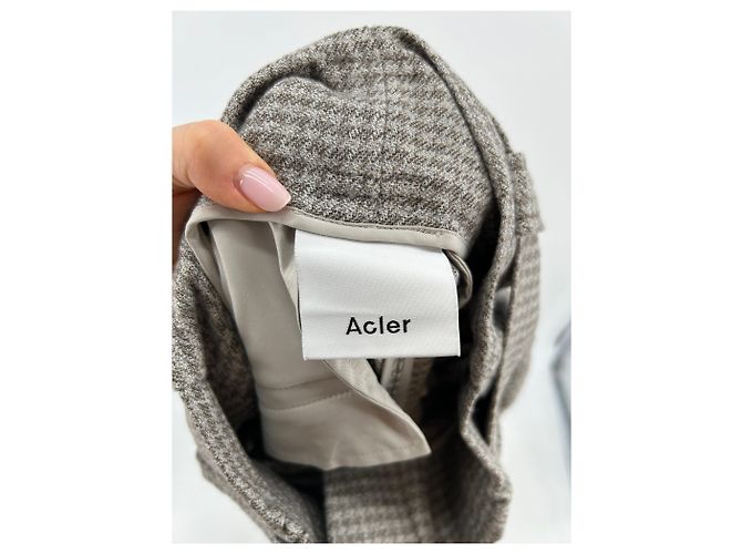 Autre Marque Pantalones ACLER T.US 4 Algodón Gris - vista 3