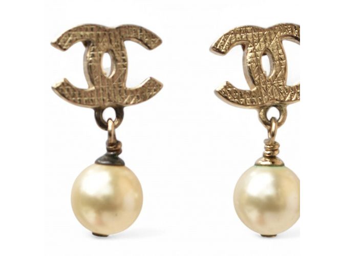 Orecchini in oro con motivo CC Mini di Chanel D'oro - vista 2