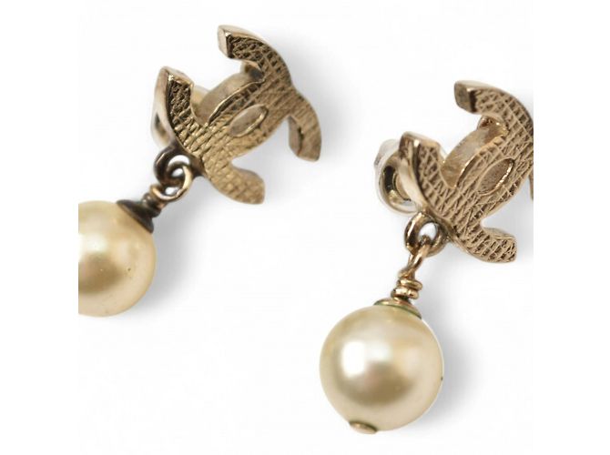Orecchini in oro con motivo CC Mini di Chanel D'oro - vista 3