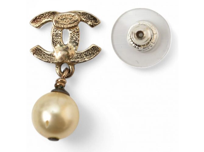 Orecchini in oro con motivo CC Mini di Chanel D'oro - vista 4
