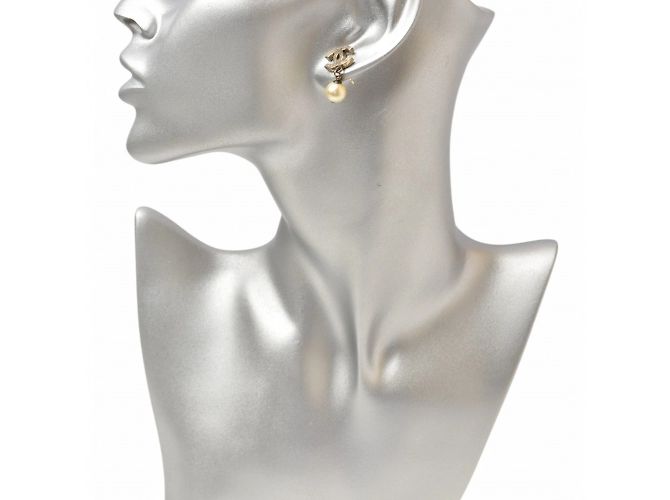Orecchini in oro con motivo CC Mini di Chanel D'oro - vista 5