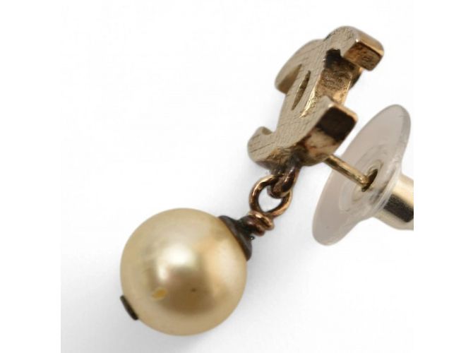 Orecchini in oro con motivo CC Mini di Chanel D'oro - vista 6