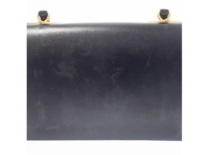 Hermès Borsa Hermes Cordrière in pelle di vitello nera Nero - vista 7