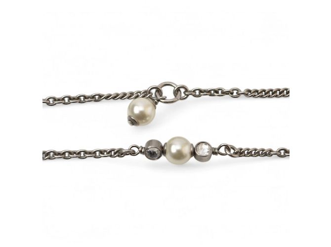 Collana in argento Chanel con pendente - vista 4