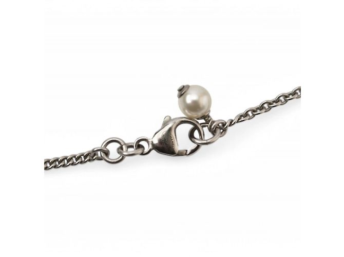 Collana in argento Chanel con pendente - vista 5