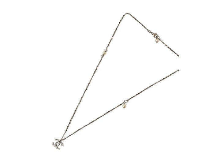 Collana in argento Chanel con pendente - vista 6