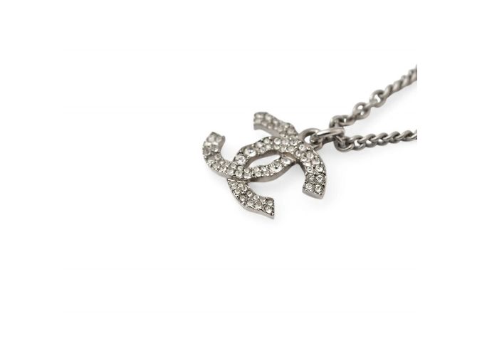 Collana in argento Chanel con pendente - vista 7