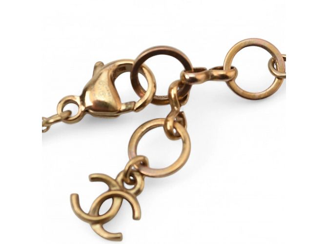 Collana Pendente Nera e Dorata Chanel Nero D'oro - vista 5