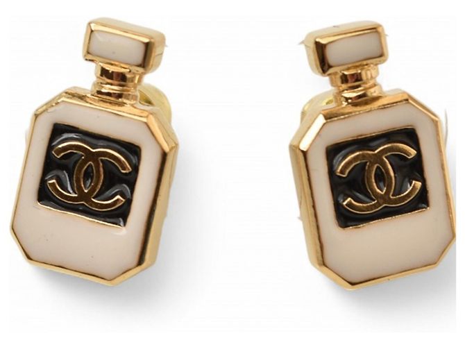 Orecchini a perno placcati in oro Chanel D'oro - vista 2