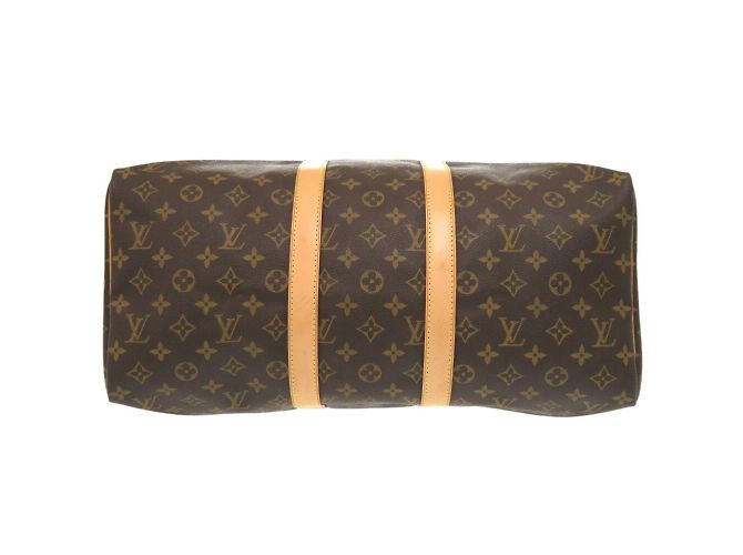 Borsa Boston Keepall 45 Monogram Louis Vuitton Marrone - vista 4