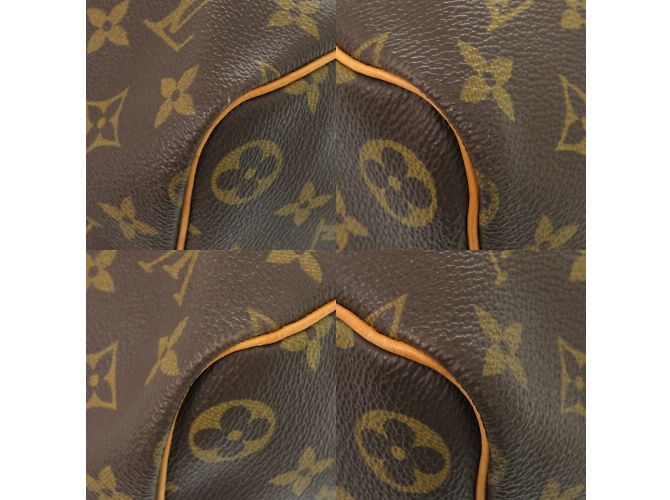 Borsa Boston Keepall 45 Monogram Louis Vuitton Marrone - vista 9
