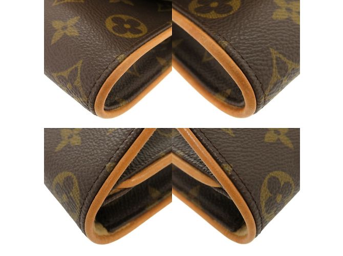 Borsa a Spalla Pochette Twin PM Monogramma Louis Vuitton Marrone - vista 4