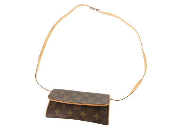 Borsa a Spalla Pochette Twin PM Monogramma Louis Vuitton Marrone - vista 5