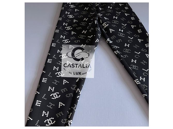 Chanel Nuevas leggings Iconic CC Logo 2020 36 FR Negro - vista 10