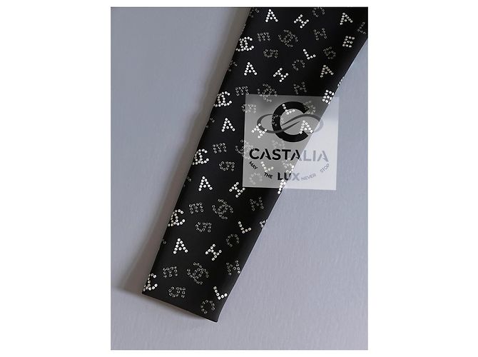 Chanel Nuevas leggings Iconic CC Logo 2020 36 FR Negro - vista 12