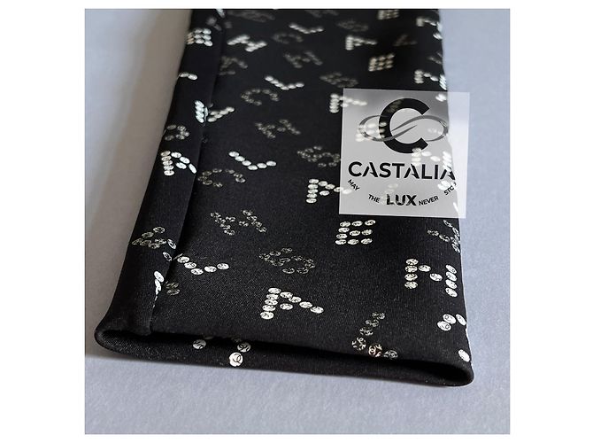 Chanel Nuevas leggings Iconic CC Logo 2020 36 FR Negro - vista 13