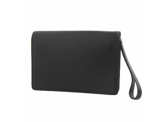Borsa Clutch Epi Serie Dragonne M52612 di Louis Vuitton Nero - vista 2