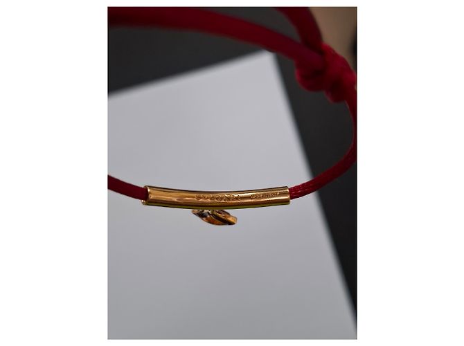 Bulgari Pulseira Divas' Dream Bvlgari em algodão vermelho Bordeaux - vista 10