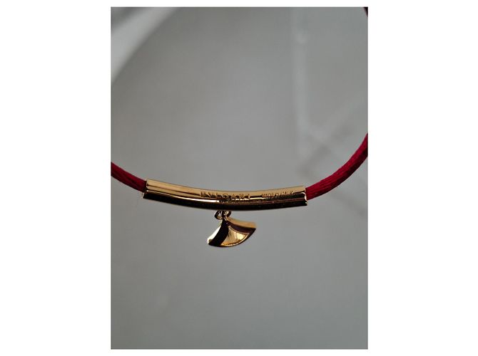 Bulgari Pulseira Divas' Dream Bvlgari em algodão vermelho Bordeaux - vista 14
