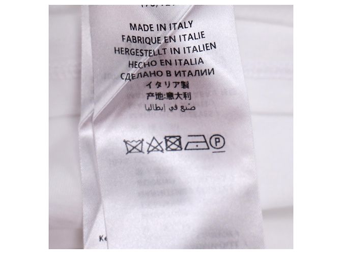 Camiseta de manga bufante Alexander McQueen em algodão branco - vista 4