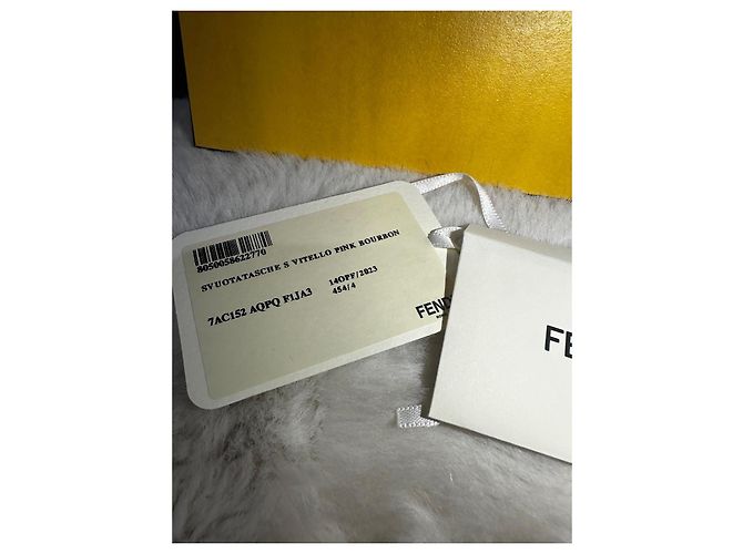 Fendi Tray Pink Lambskin - view 5