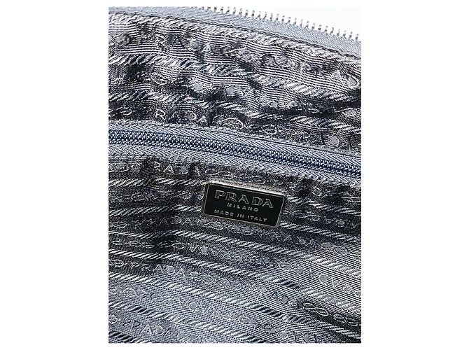 Borsa Prada arancione in nylon e pelle - vista 16