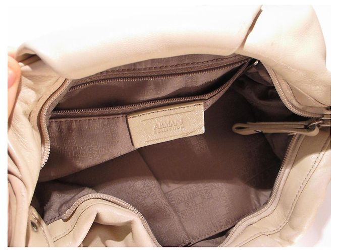 Giorgio Armani Armani Collezioni borsa a spalla Crema - vista 18